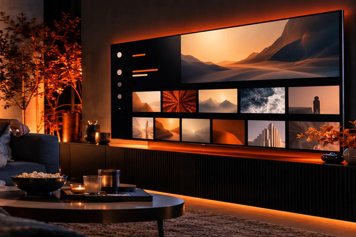 TV ready for setup